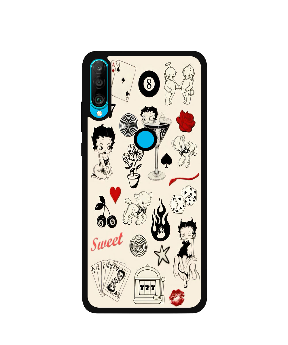 Case / Etui / Pokrowiec / Obudowa na telefon. Wzór: Huawei P30 Lite