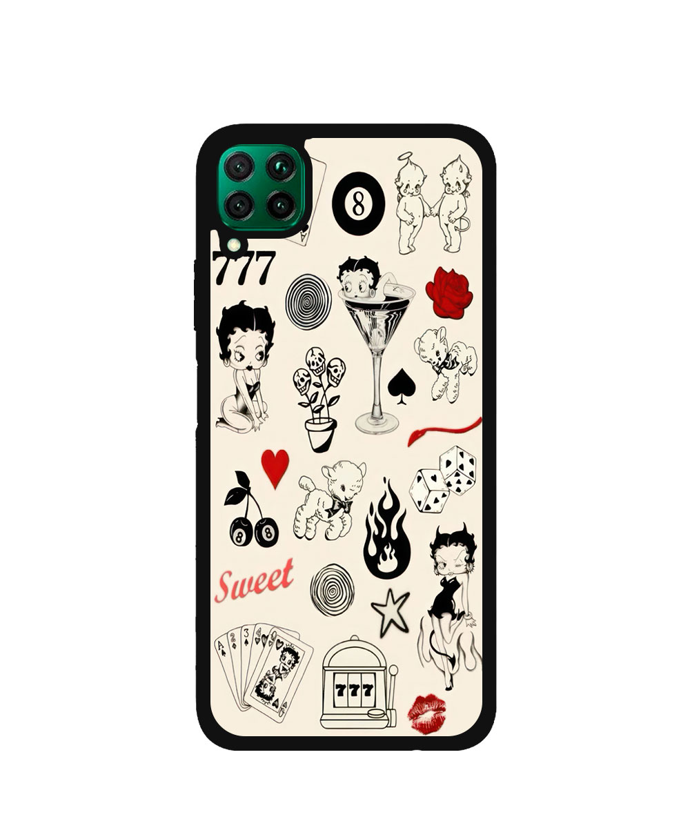 Case / Etui / Pokrowiec / Obudowa na telefon. Wzór: Huawei P40 lite / Nova 6 SE / Nova 7i