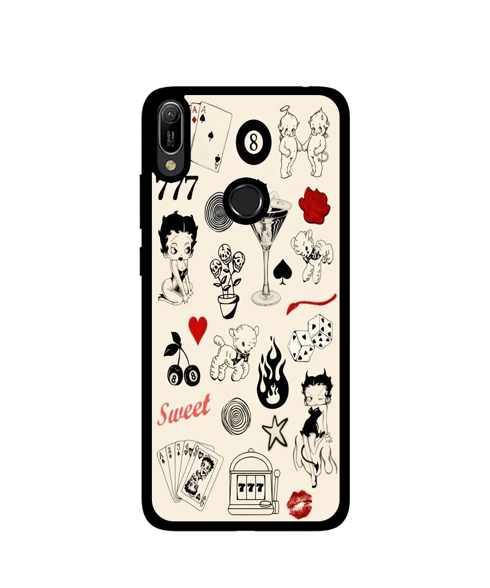 Case / Etui / Pokrowiec / Obudowa na telefon. Wzór: Huawei y6 (PRIME) 2019