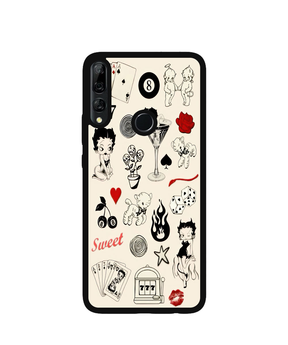 Case / Etui / Pokrowiec / Obudowa na telefon. Wzór: Huawei y9 Prime