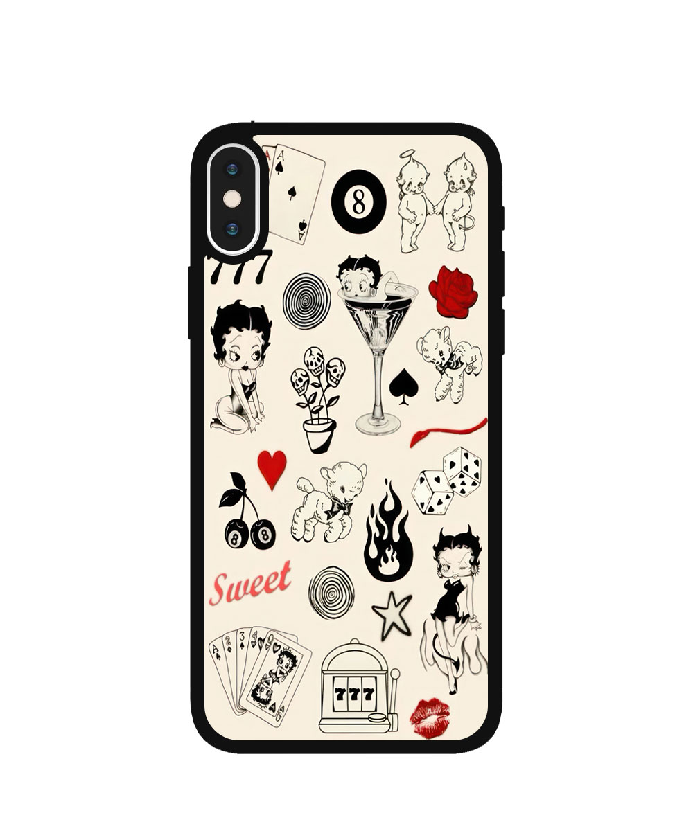 Case / Etui / Pokrowiec / Obudowa na telefon. Wzór: iPhone X / XS