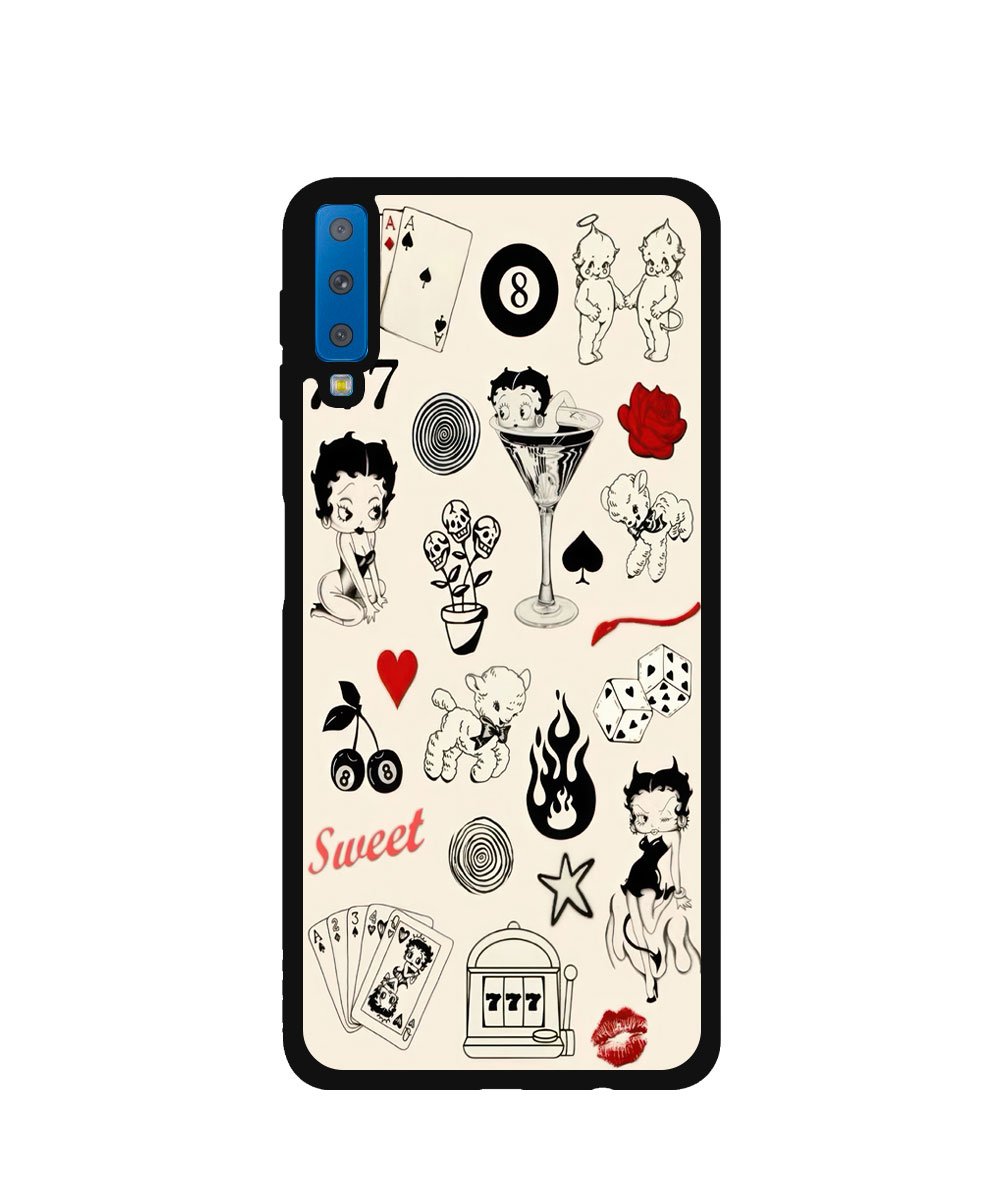 Case / Etui / Pokrowiec / Obudowa na telefon. Wzór: Samsung Galaxy A7 2018