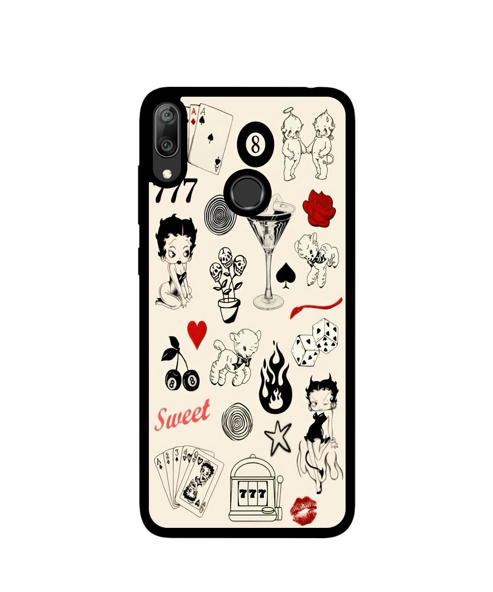 Case / Etui / Pokrowiec / Obudowa na telefon. Wzór: Huawei Y7 2019