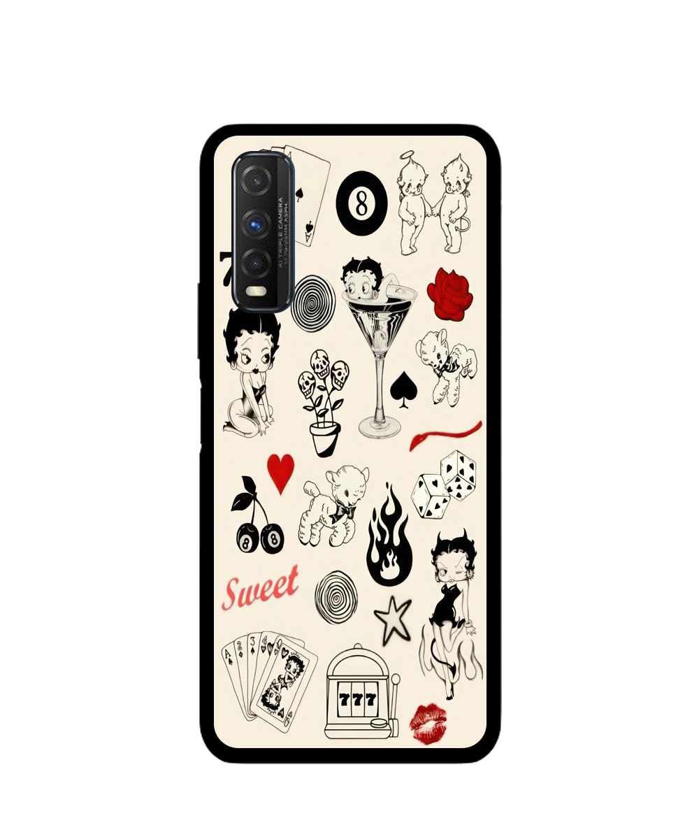 Case / Etui / Pokrowiec / Obudowa na telefon. Wzór: Vivo iQOO U1 / Vivo Y70s