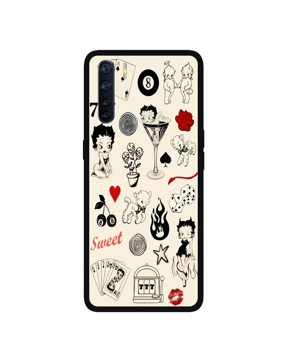 Case / Etui / Pokrowiec / Obudowa na telefon. Wzór: Oppo A91 / F15 / 4G Reno3