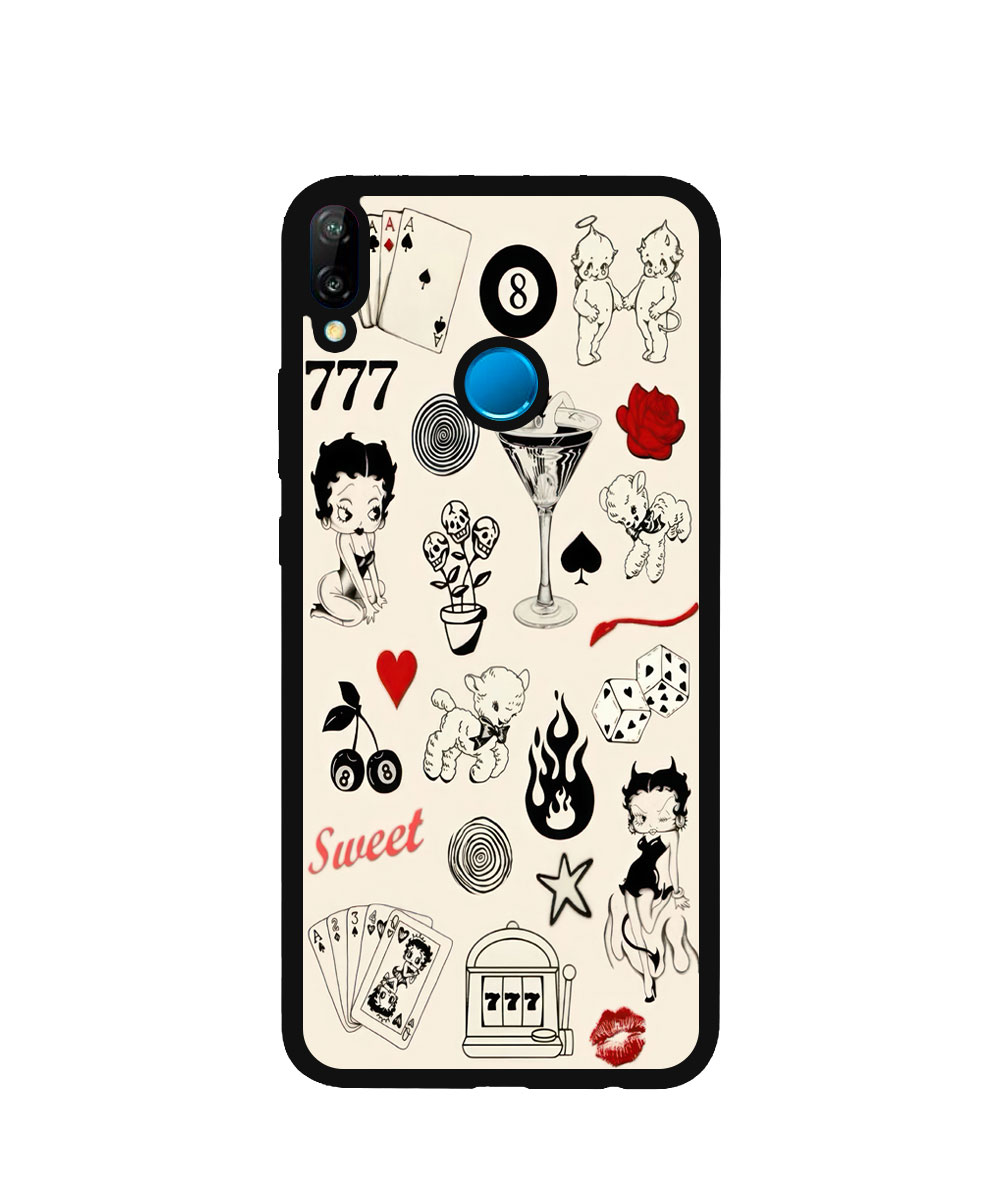 Case / Etui / Pokrowiec / Obudowa na telefon. Wzór: Huawei P20 Lite