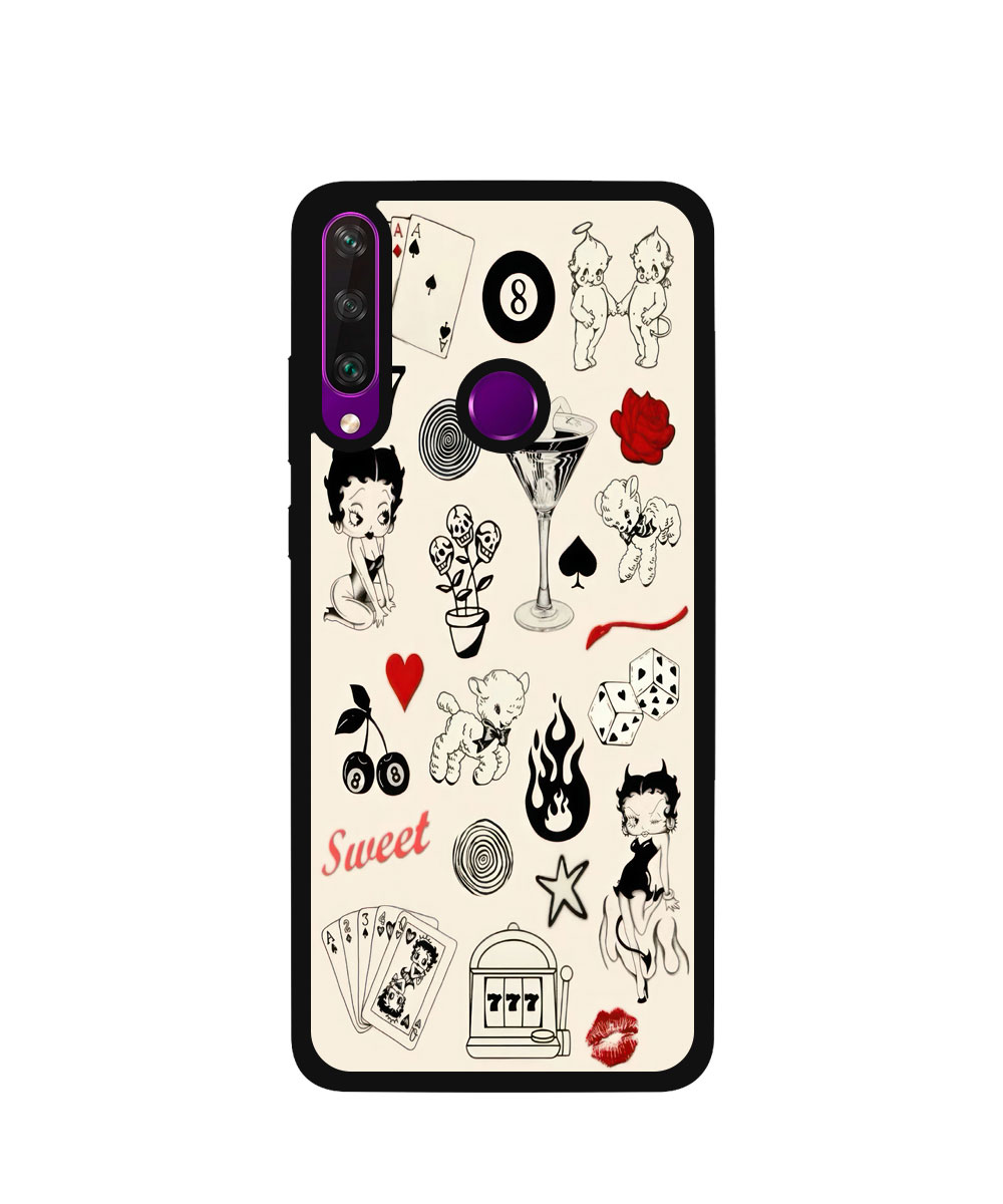 Case / Etui / Pokrowiec / Obudowa na telefon. Wzór: Huawei Y6p