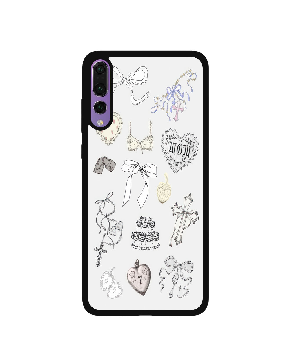 Case / Etui / Pokrowiec / Obudowa na telefon. Wzór: Huawei P20 Pro