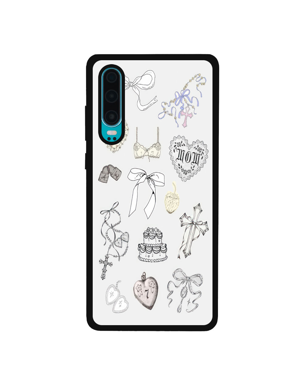 Case / Etui / Pokrowiec / Obudowa na telefon. Wzór: Huawei p30