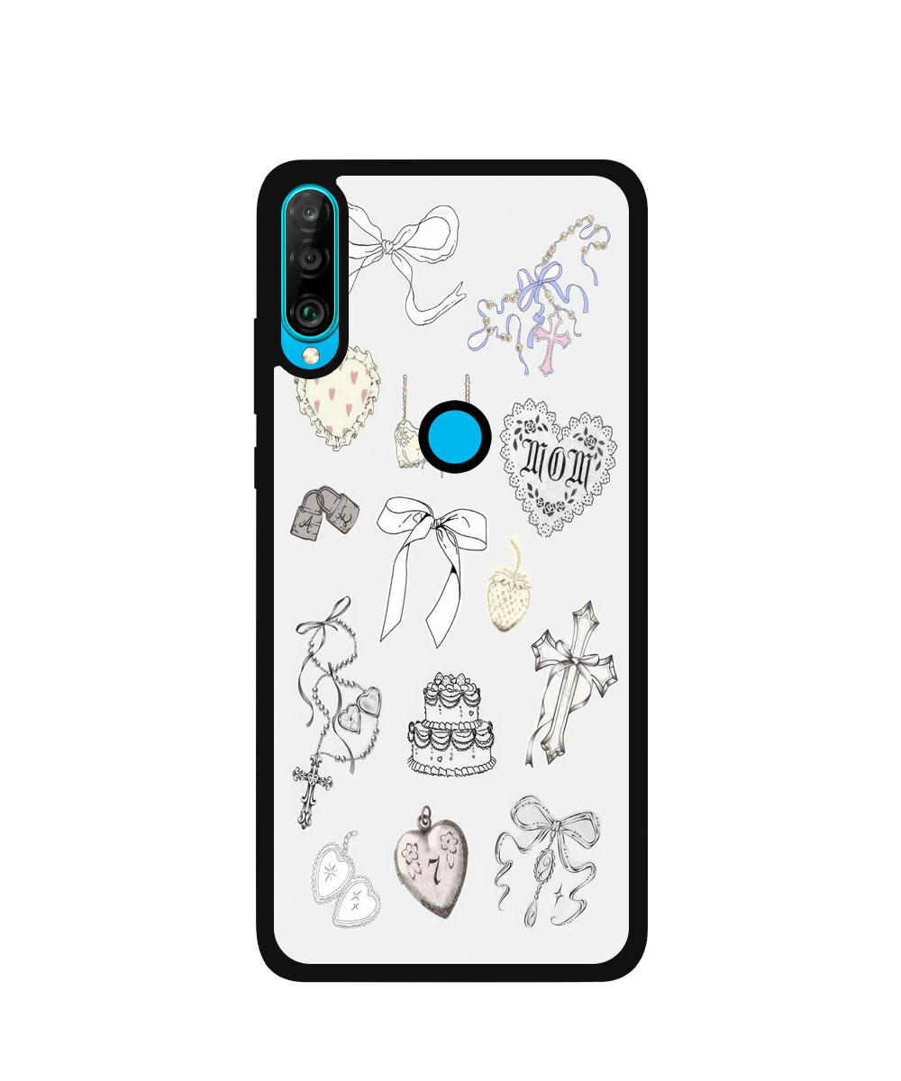 Case / Etui / Pokrowiec / Obudowa na telefon. Wzór: Huawei P30 Lite