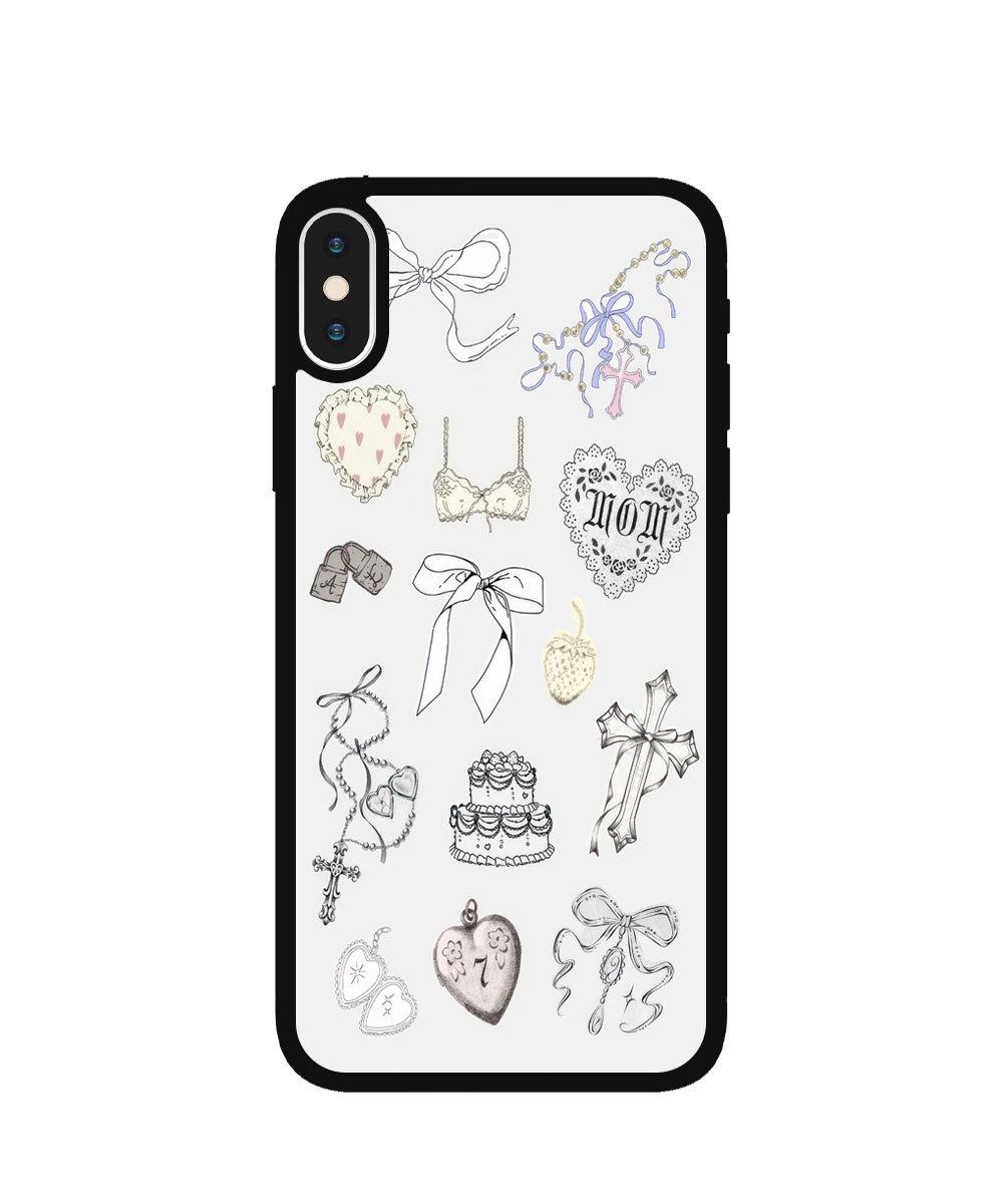 Case / Etui / Pokrowiec / Obudowa na telefon. Wzór: iPhone X / XS