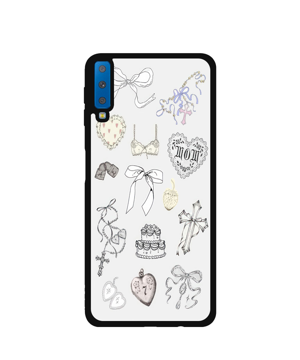 Case / Etui / Pokrowiec / Obudowa na telefon. Wzór: Samsung Galaxy A7 2018