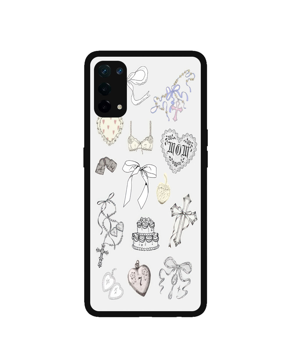 Case / Etui / Pokrowiec / Obudowa na telefon. Wzór: OPPO A74 5G / A93 5G