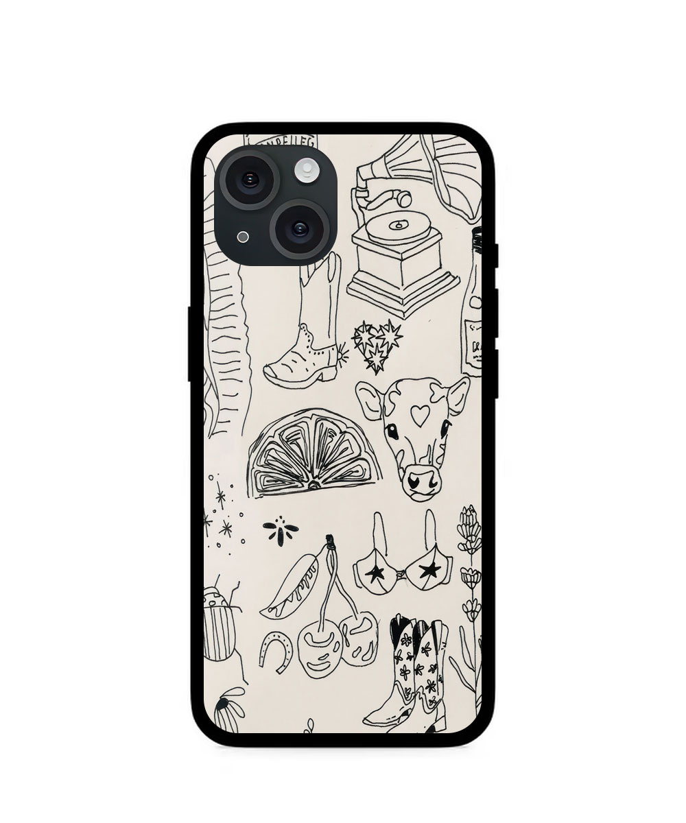 Case / Etui / Pokrowiec / Obudowa na telefon. Wzór: iPhone 15