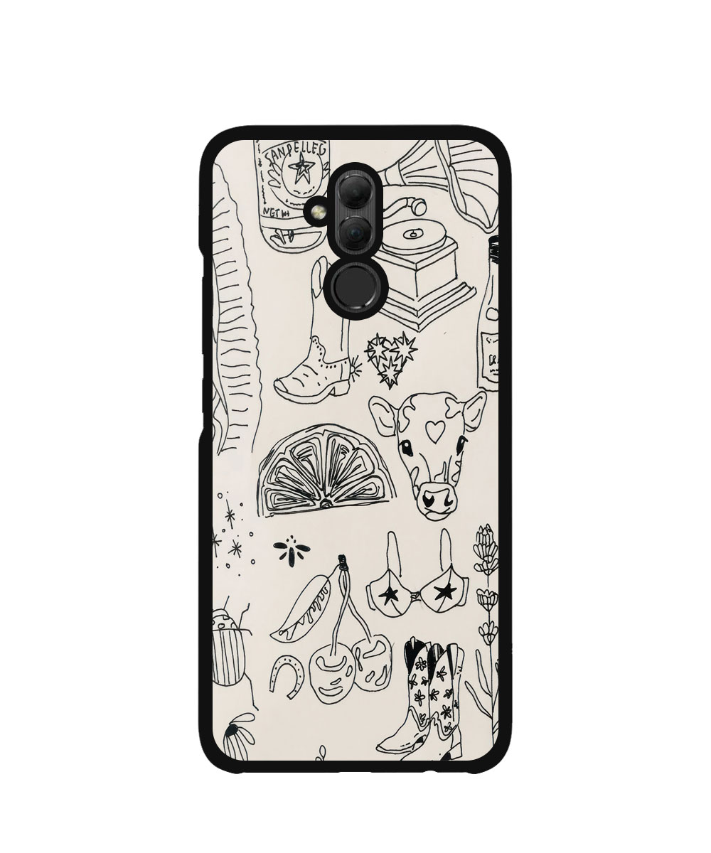 Case / Etui / Pokrowiec / Obudowa na telefon. Wzór: Huawei Mate 20 Lite