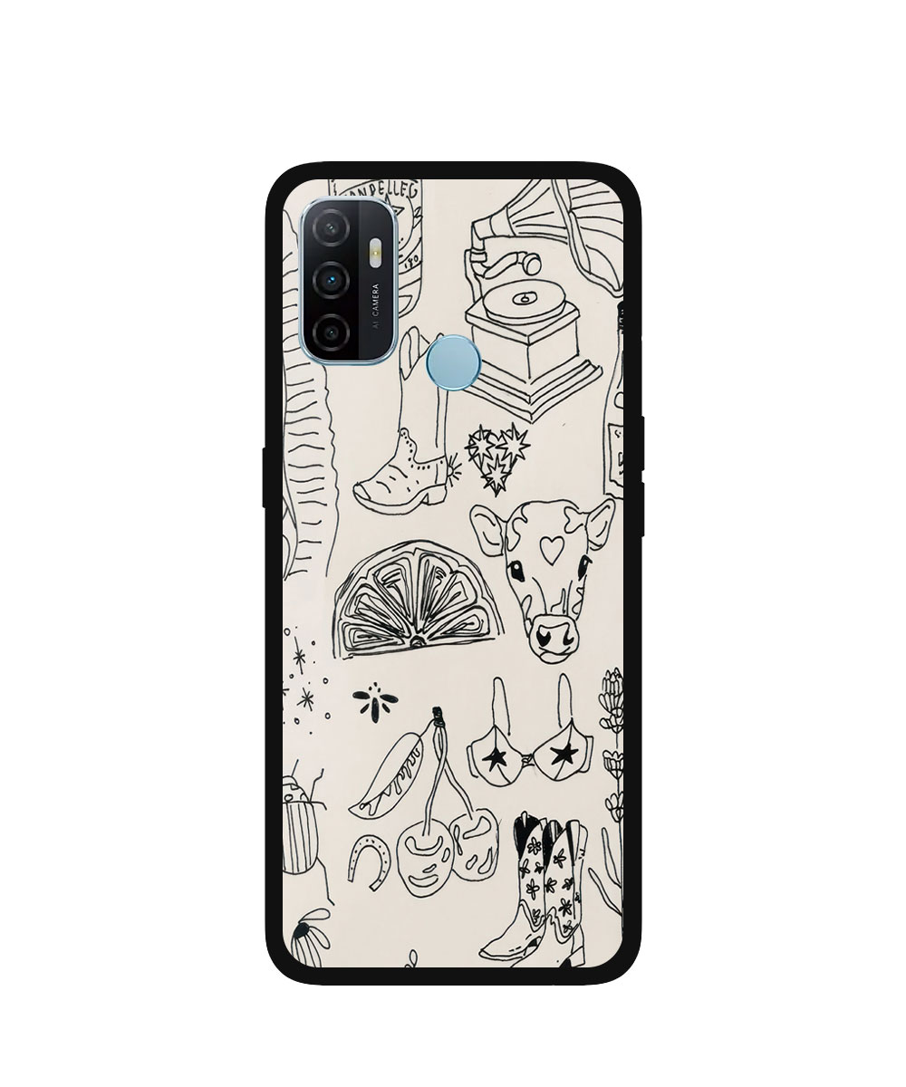 Case / Etui / Pokrowiec / Obudowa na telefon. Wzór: Oppo A53 / A53s / A32