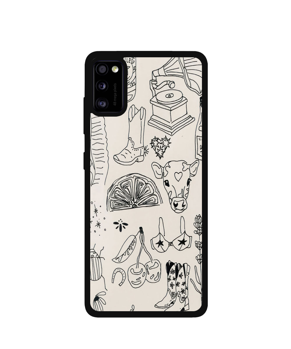 Case / Etui / Pokrowiec / Obudowa na telefon. Wzór: Samsung Galaxy A41