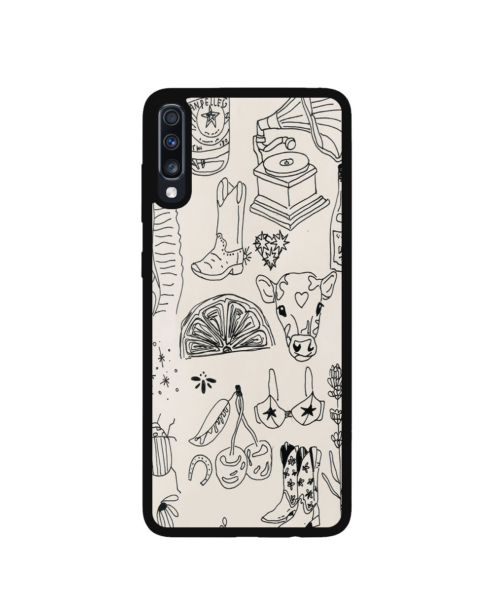 Case / Etui / Pokrowiec / Obudowa na telefon. Wzór: Samsung Galaxy A70 / A70s