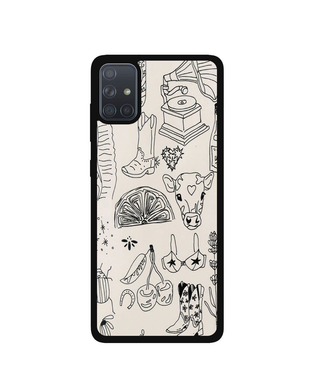 Case / Etui / Pokrowiec / Obudowa na telefon. Wzór: Samsung Galaxy A71