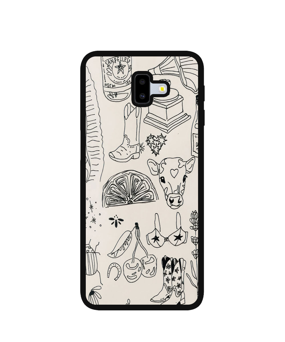 Case / Etui / Pokrowiec / Obudowa na telefon. Wzór: Samsung Galaxy J6+