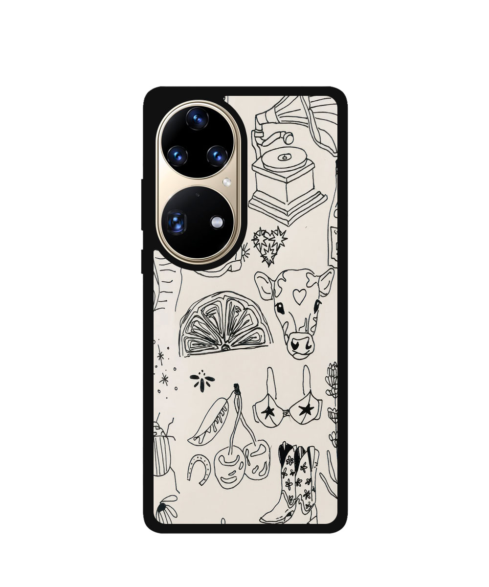 Case / Etui / Pokrowiec / Obudowa na telefon. Wzór: Huawei P50 Pro