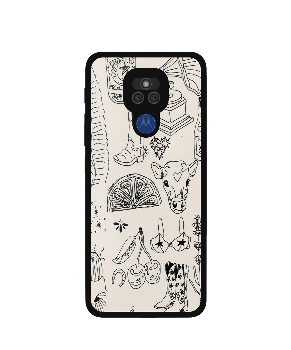 Case / Etui / Pokrowiec / Obudowa na telefon. Wzór: Motorola moto e7 plus / G9 / G9 Play