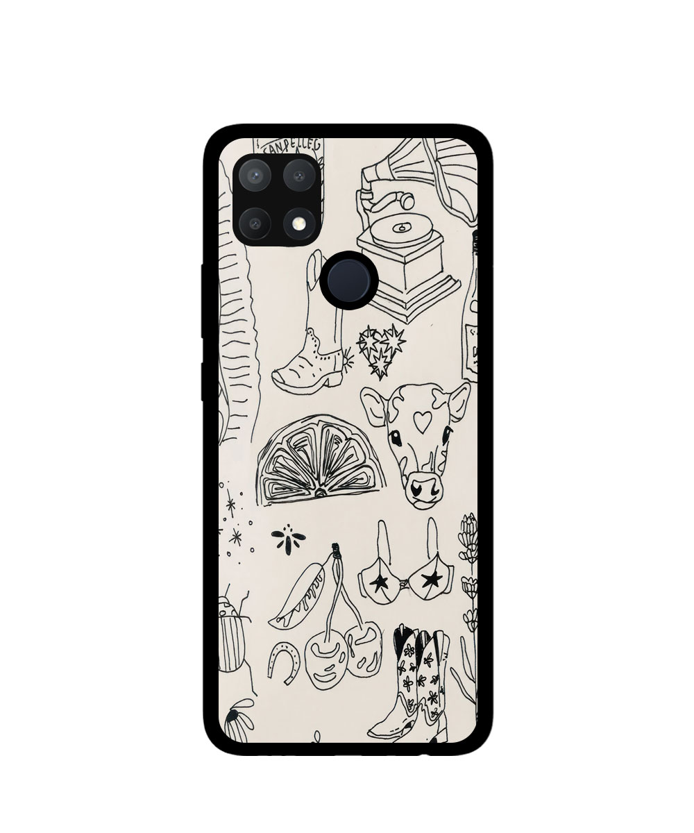 Case / Etui / Pokrowiec / Obudowa na telefon. Wzór: OPPO A15s/A15