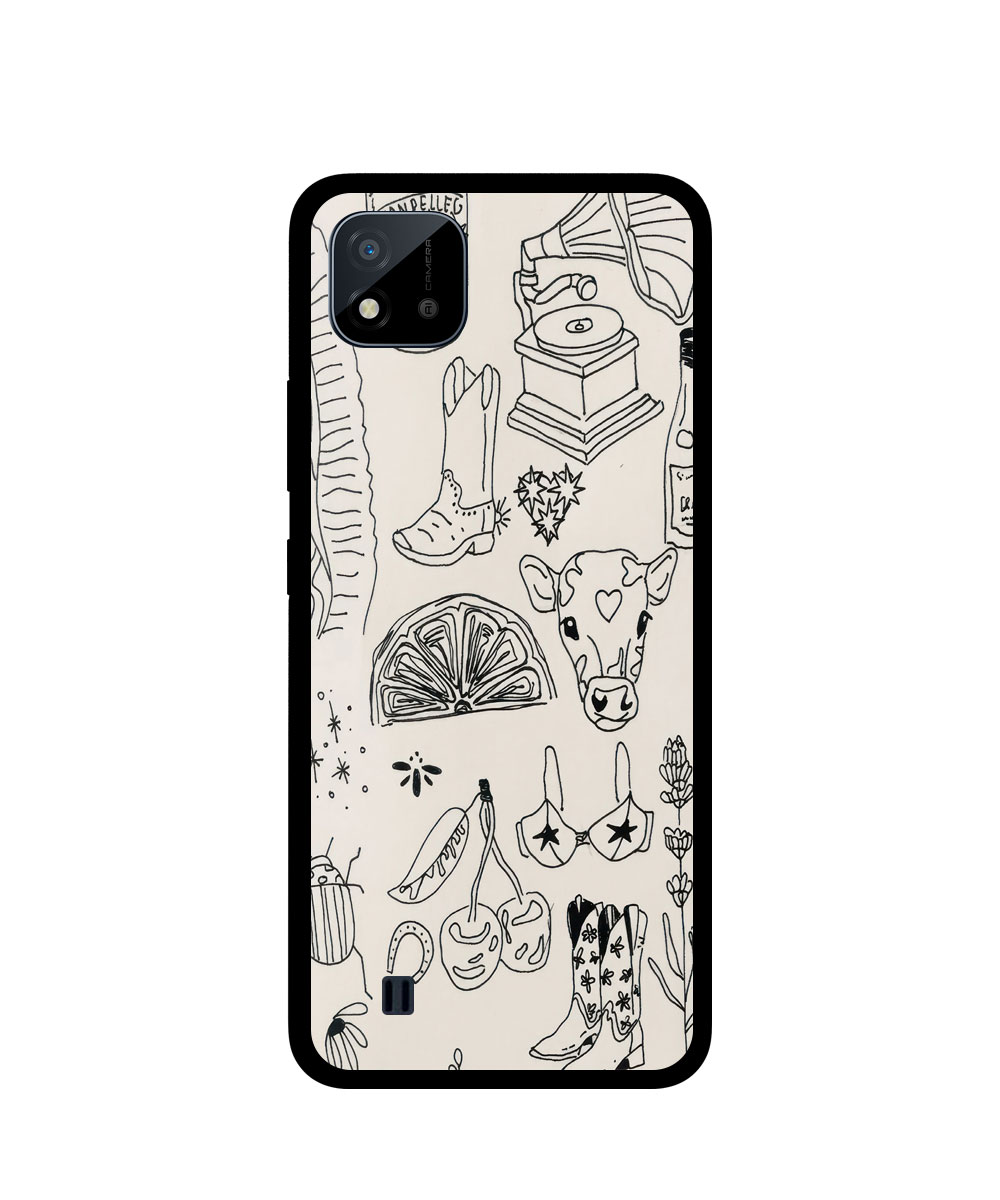 Case / Etui / Pokrowiec / Obudowa na telefon. Wzór: Realme C11 2021 / C20