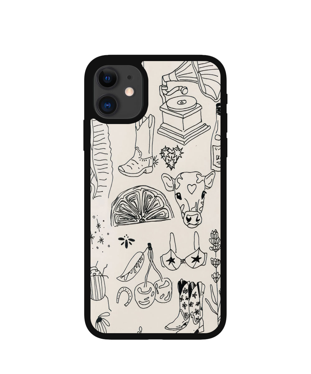 Case / Etui / Pokrowiec / Obudowa na telefon. Wzór: iPhone 11