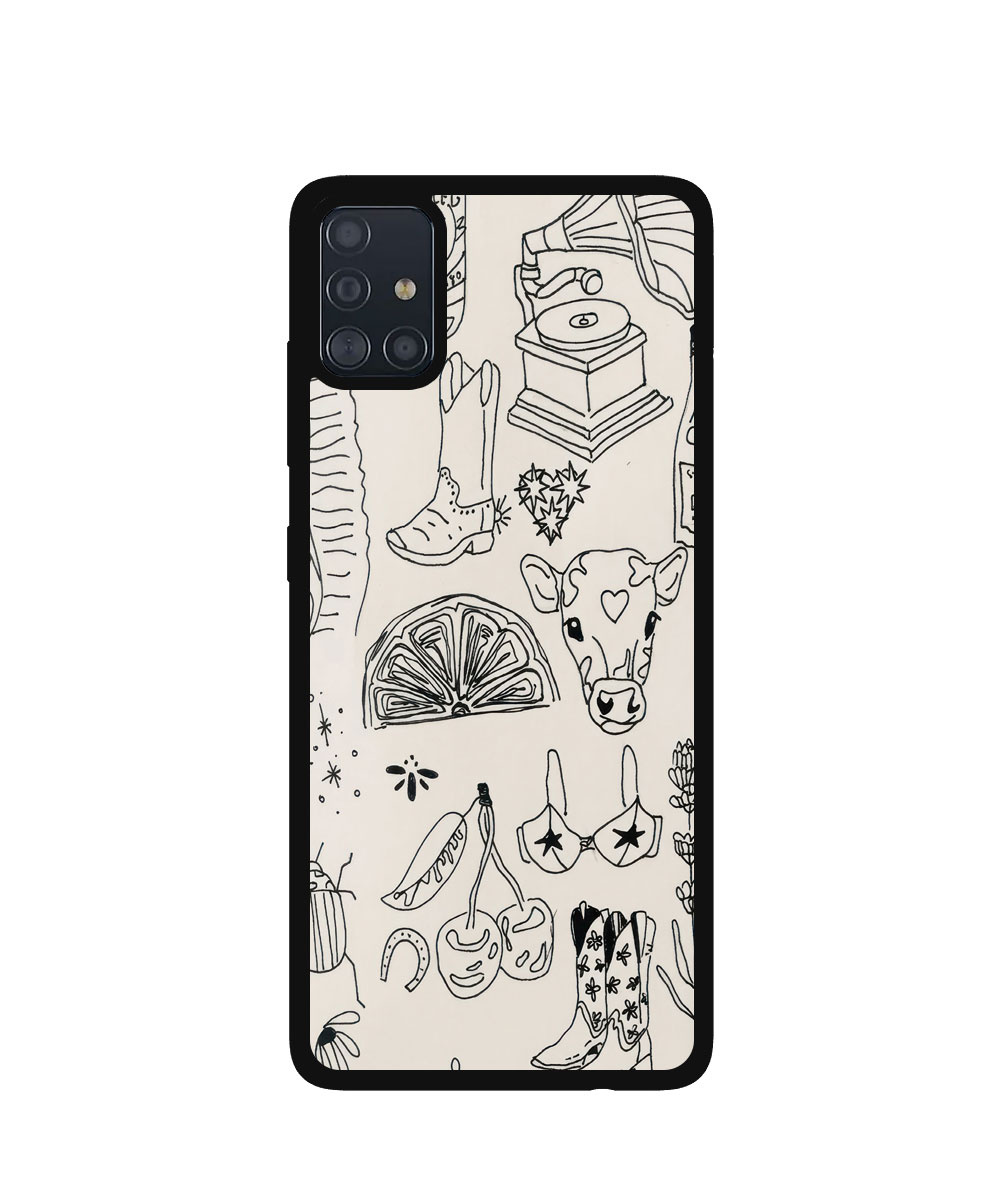 Case / Etui / Pokrowiec / Obudowa na telefon. Wzór: Samsung Galaxy A51