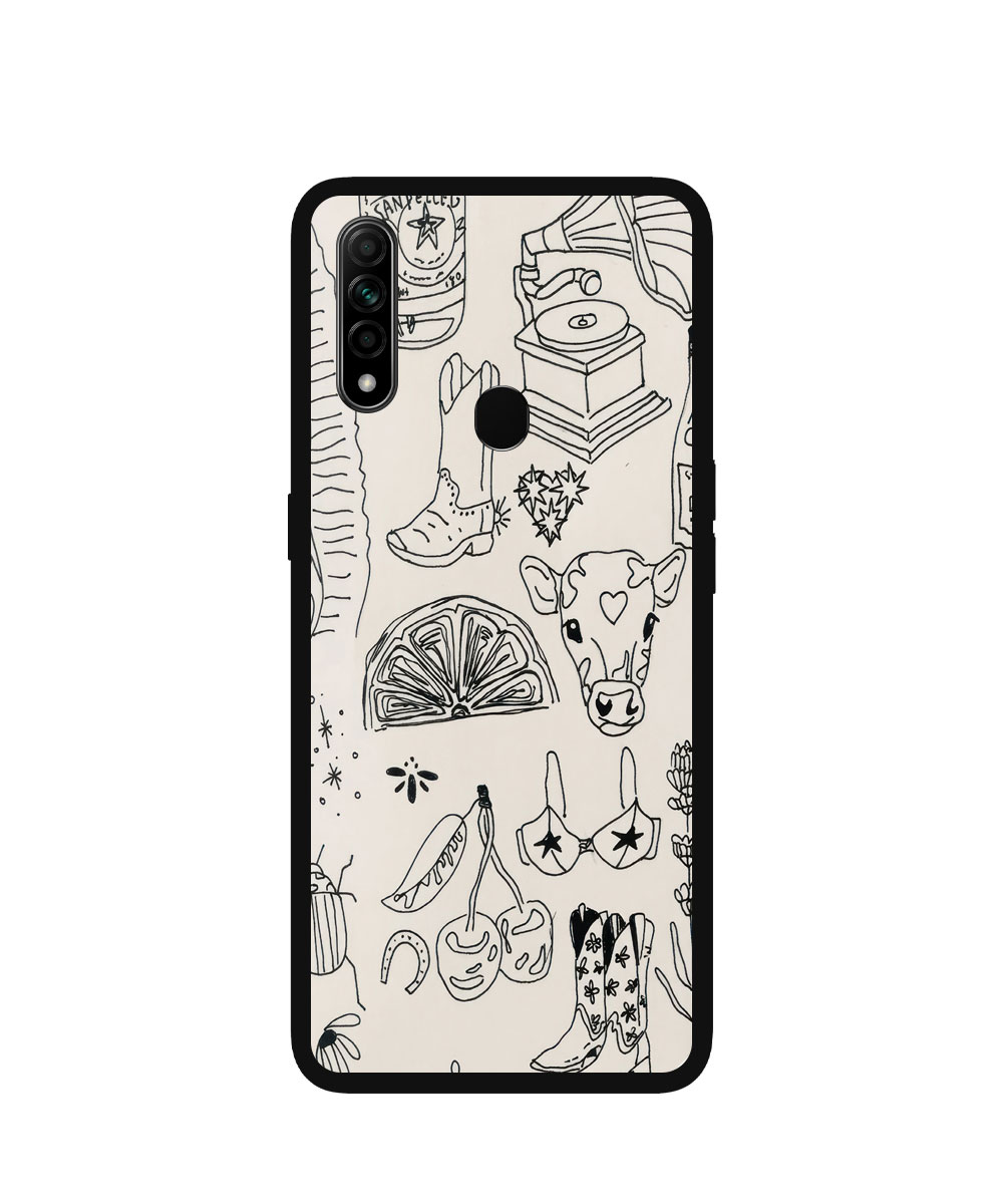 Case / Etui / Pokrowiec / Obudowa na telefon. Wzór: Oppo A31/A8