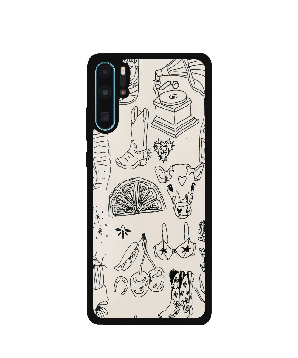 Case / Etui / Pokrowiec / Obudowa na telefon. Wzór: Huawei P30 Pro