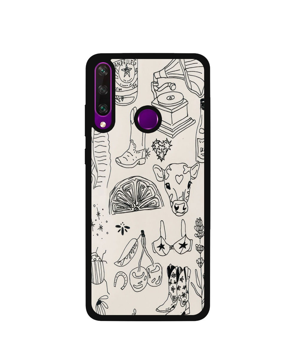 Case / Etui / Pokrowiec / Obudowa na telefon. Wzór: Huawei Y6p