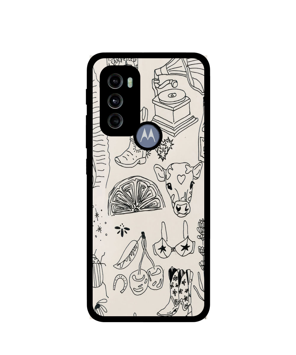 Case / Etui / Pokrowiec / Obudowa na telefon. Wzór: Motorola moto G60 / G40 Fusion