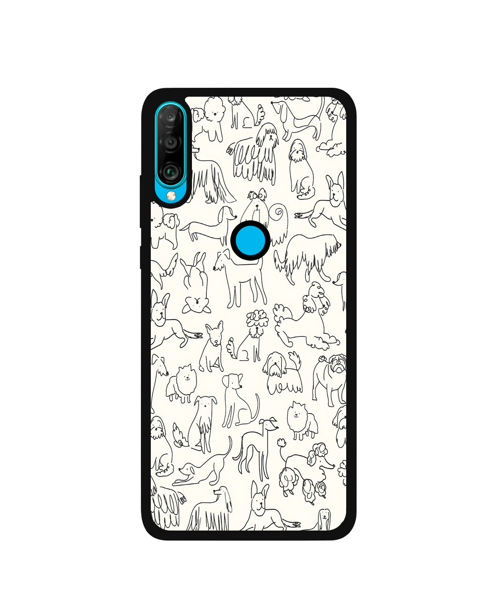 Case / Etui / Pokrowiec / Obudowa na telefon. Wzór: Huawei P30 Lite