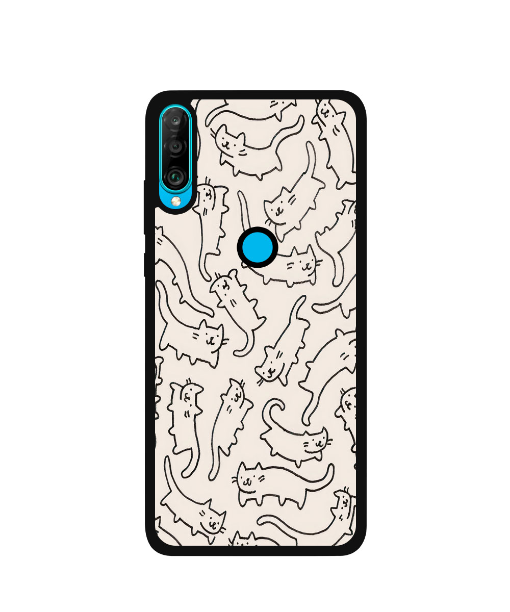 Case / Etui / Pokrowiec / Obudowa na telefon. Wzór: Huawei P30 Lite