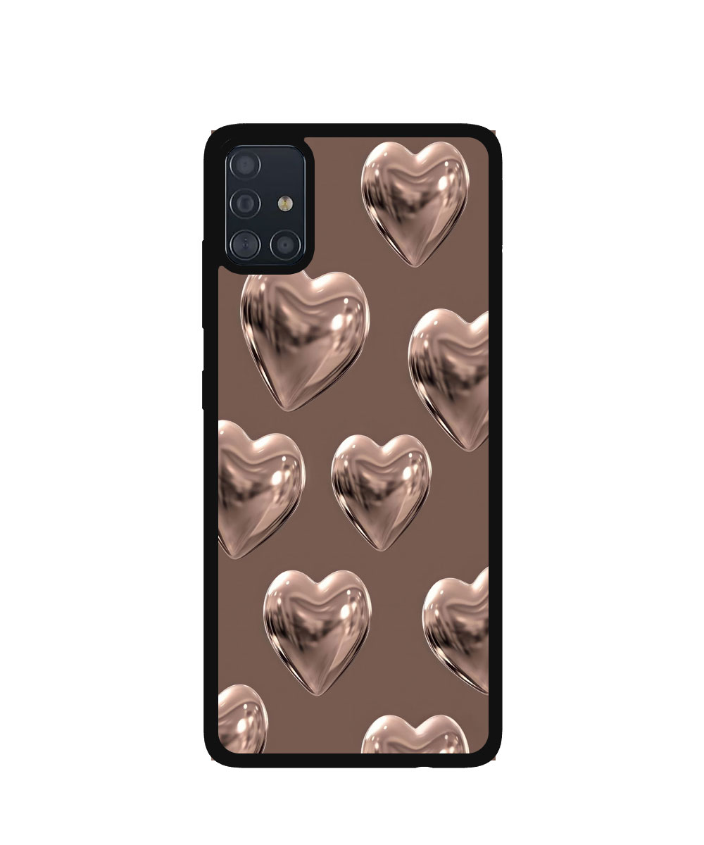Case / Etui / Pokrowiec / Obudowa na telefon. Wzór: Samsung Galaxy A51 – SZKLANE