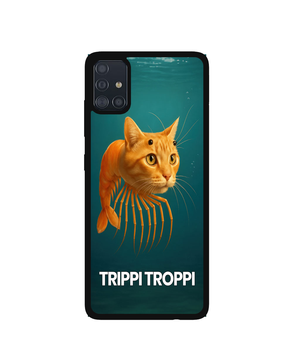 Case / Etui / Pokrowiec / Obudowa na telefon. Wzór: Samsung Galaxy A51 – SZKLANE