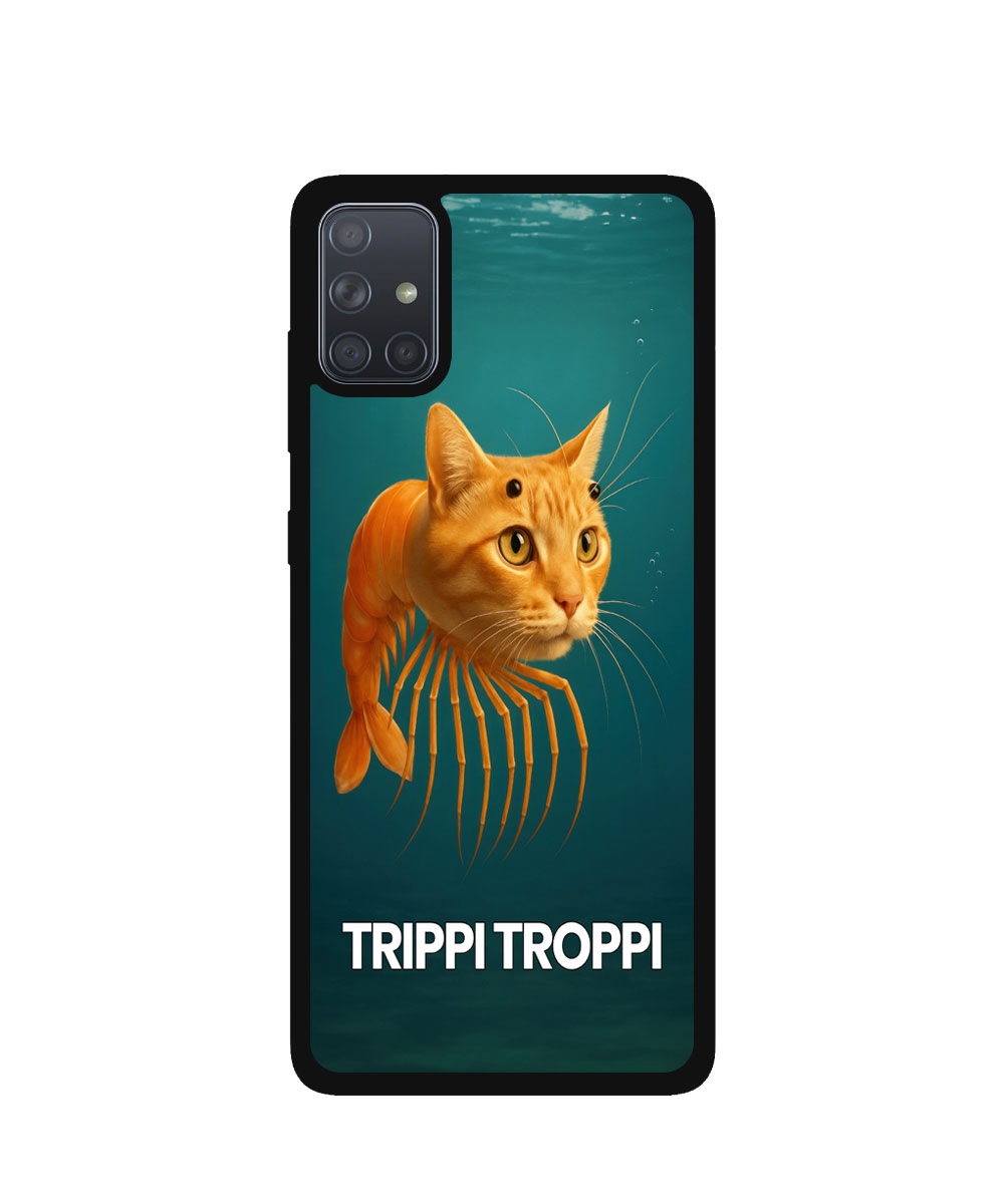 Case / Etui / Pokrowiec / Obudowa na telefon. Wzór: Samsung Galaxy A71 – SZKLANE