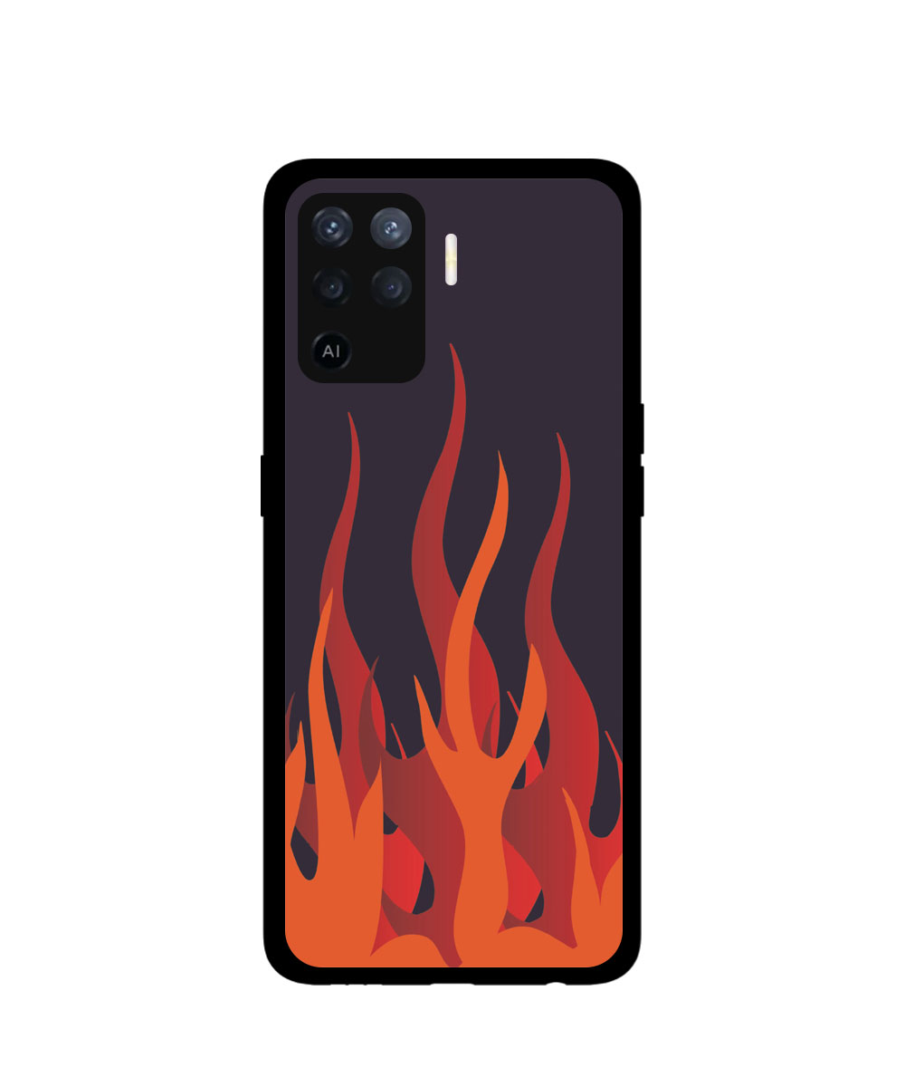 Cartoon Red Flames