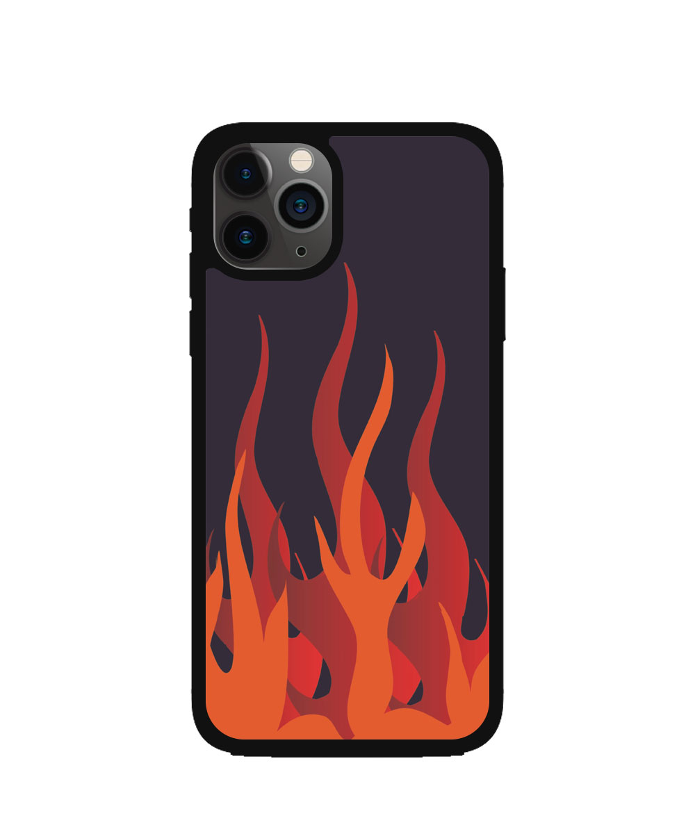 Cartoon Red Flames