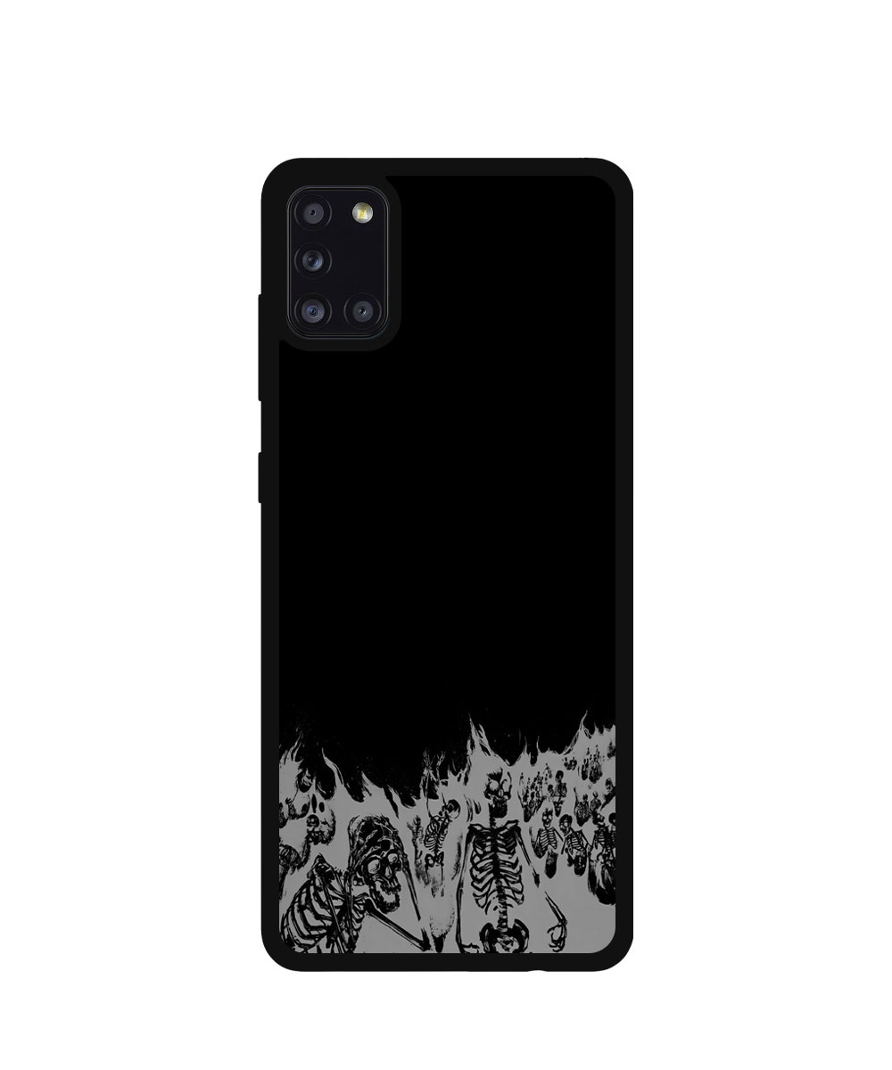 Case / Etui / Pokrowiec / Obudowa na telefon. Wzór: Samsung Galaxy A31 - SZKLANE