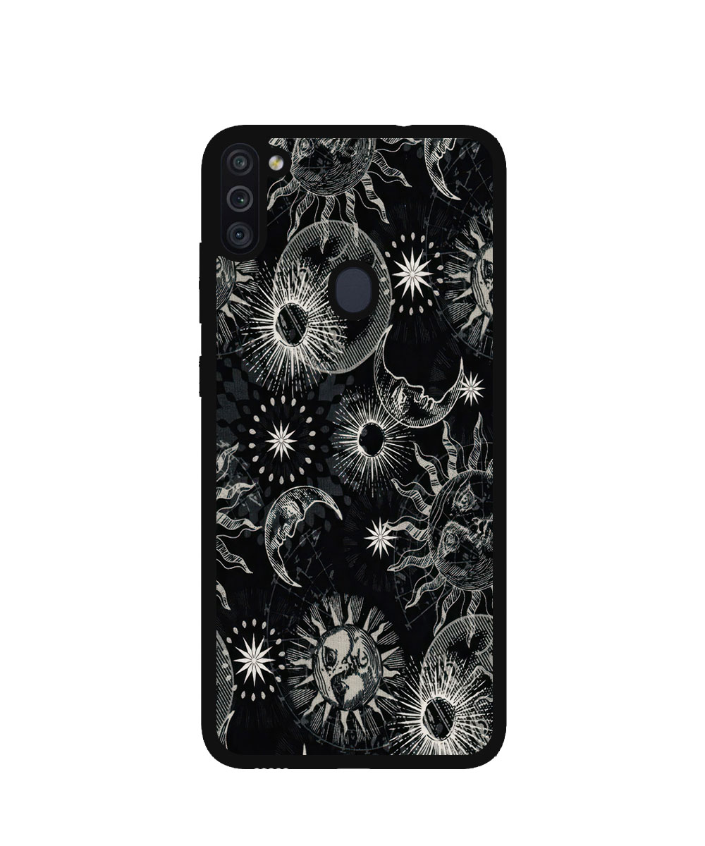 Case / Etui / Pokrowiec / Obudowa na telefon. Wzór: Samsung Galaxy M11 – SZKLANE