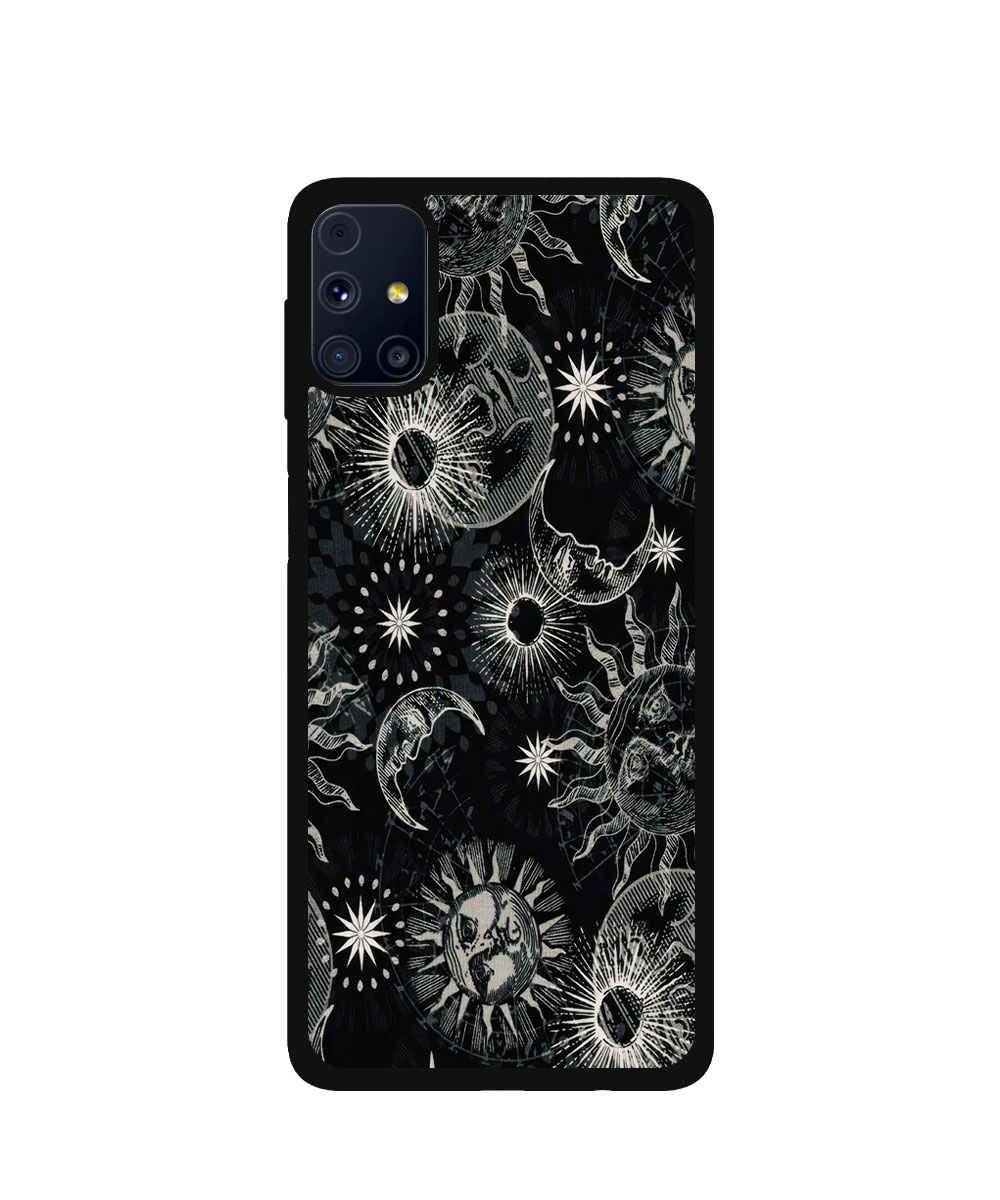 Case / Etui / Pokrowiec / Obudowa na telefon. Wzór: Samsung Galaxy M51 – SZKLANE